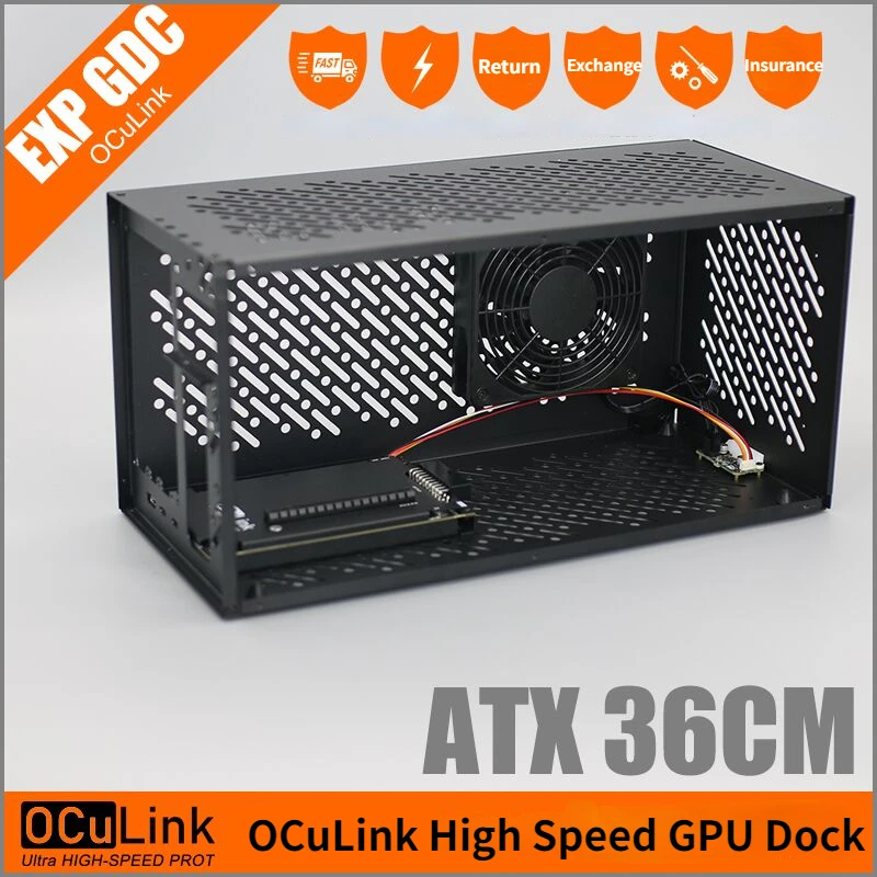 External Gpu Dock Pcie 4.0 Oculink - Aluminum Case OCuP4v2 OCuLink PCI-E 4.0