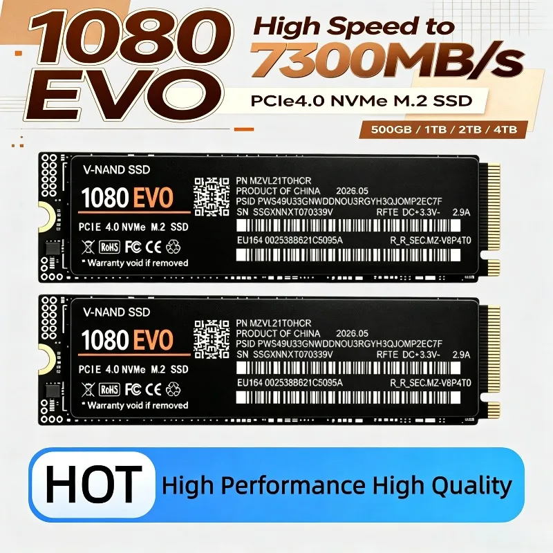 M.2 Nvme 4Tb Pcie 4.0 Ssd - 2026 NEW 1080 EVO M.2 NVMe