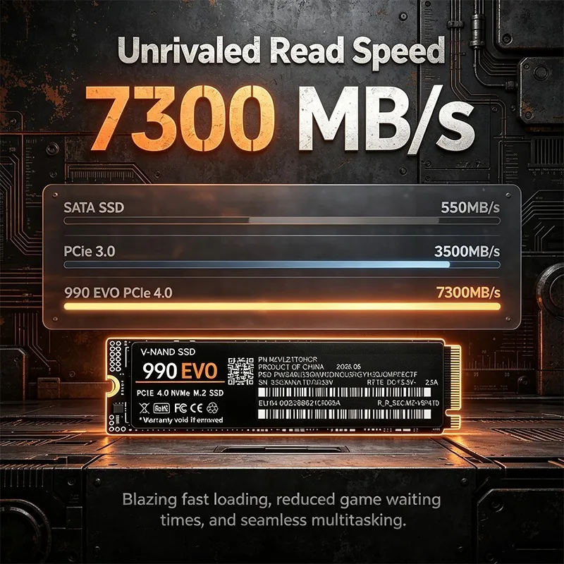 Gaming M.2 NVMe SSD 990 EVO PC - M.2 Nvme 4Tb Pcie 4.0 Ssd 评论和价格
