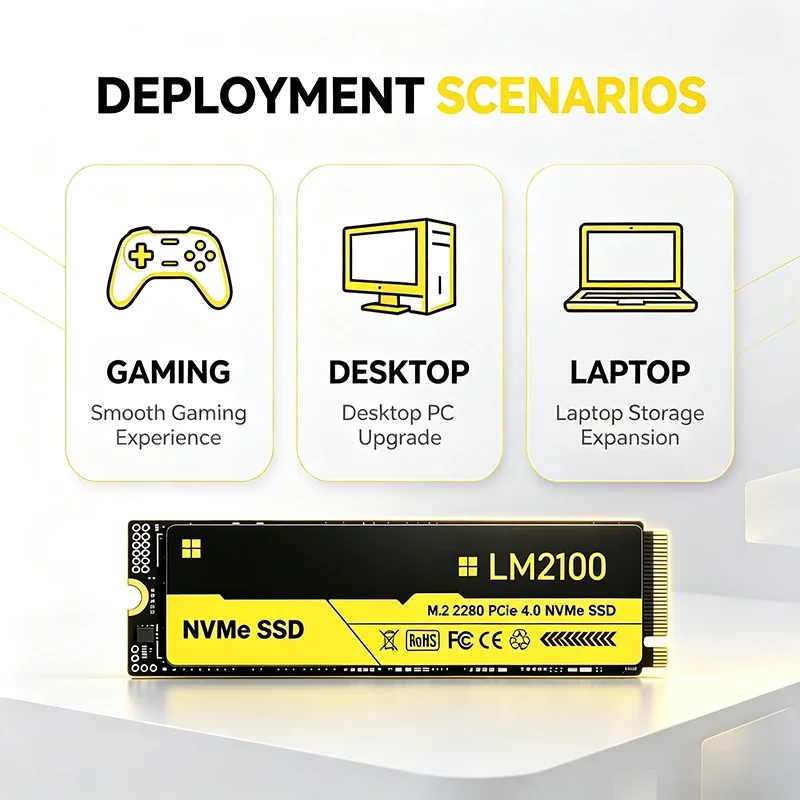 New LM2100 M.2 SSD Hard Disk 2 - M.2 Nvme 4Tb Pcie 4.0 Ssd 评论和价格