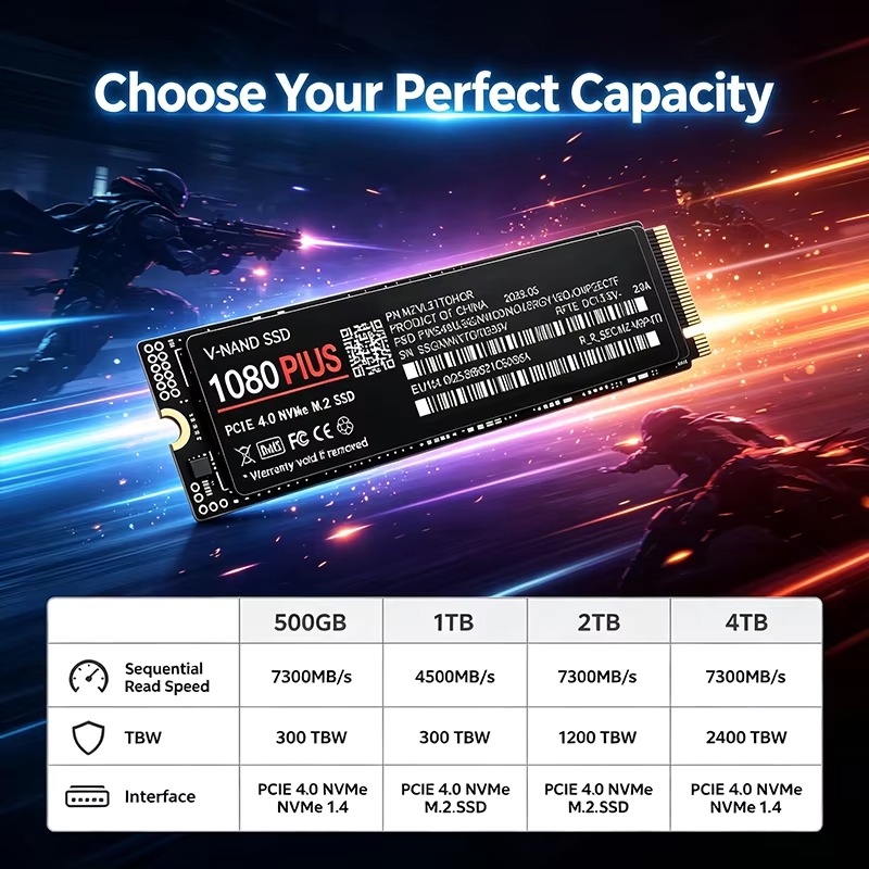 Gaming M.2 NVMe SSD 1080 PLUS  - M.2 Nvme 4Tb Pcie 4.0 Ssd 评论和价格
